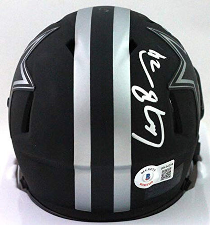 Larry Brown Signed Dallas Cowboys Eclipse Mini Helmet SB MVP
