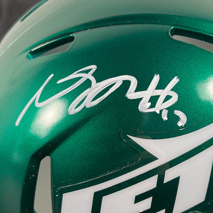 Davante Adams Signed New York Jets Riddell Speed Mini Helmet (Beckett COA)