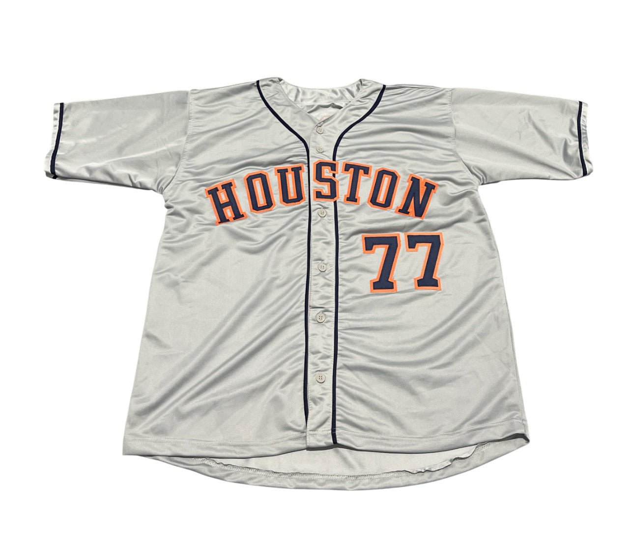 Luis Garcia Houston Astros Signed Custom Jersey (Beckett BAS COA)