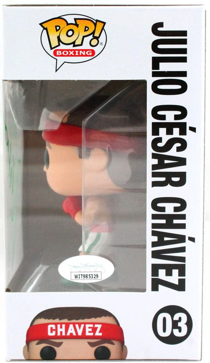 Julio Cesar Chavez Signed Funko Pop Figurine #03