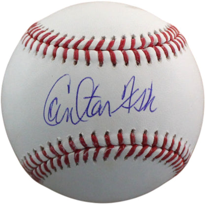 Carlton Fisk Autographed Boston Red Sox Rawlings OML Baseball