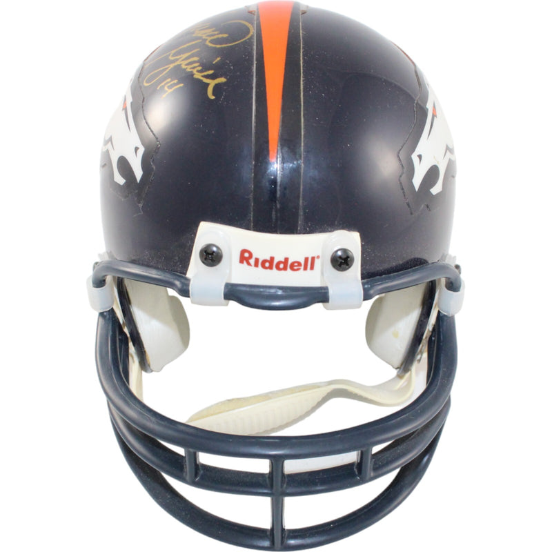 Brian Griese Signed Denver Broncos VSR4 Replica Mini Helmet