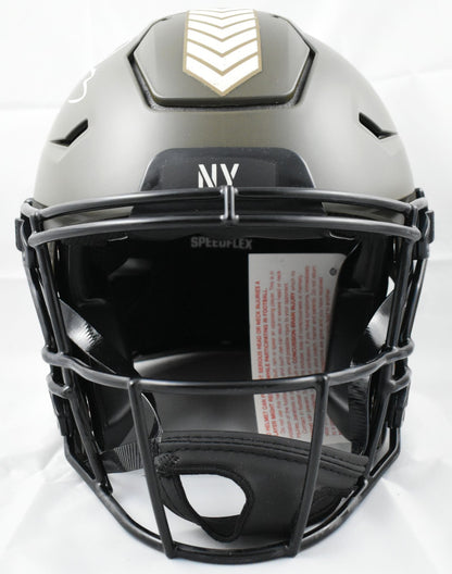 Abdul Carter Signed New York Giants Salute to Service Speedflex Helmet