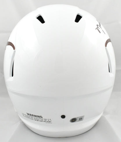 Mack Brown Autographed Texas Longhorns Full Size Speed Helmet