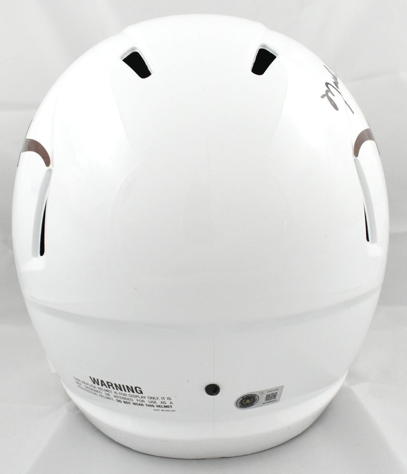 Mack Brown Autographed Texas Longhorns Full Size Speed Helmet