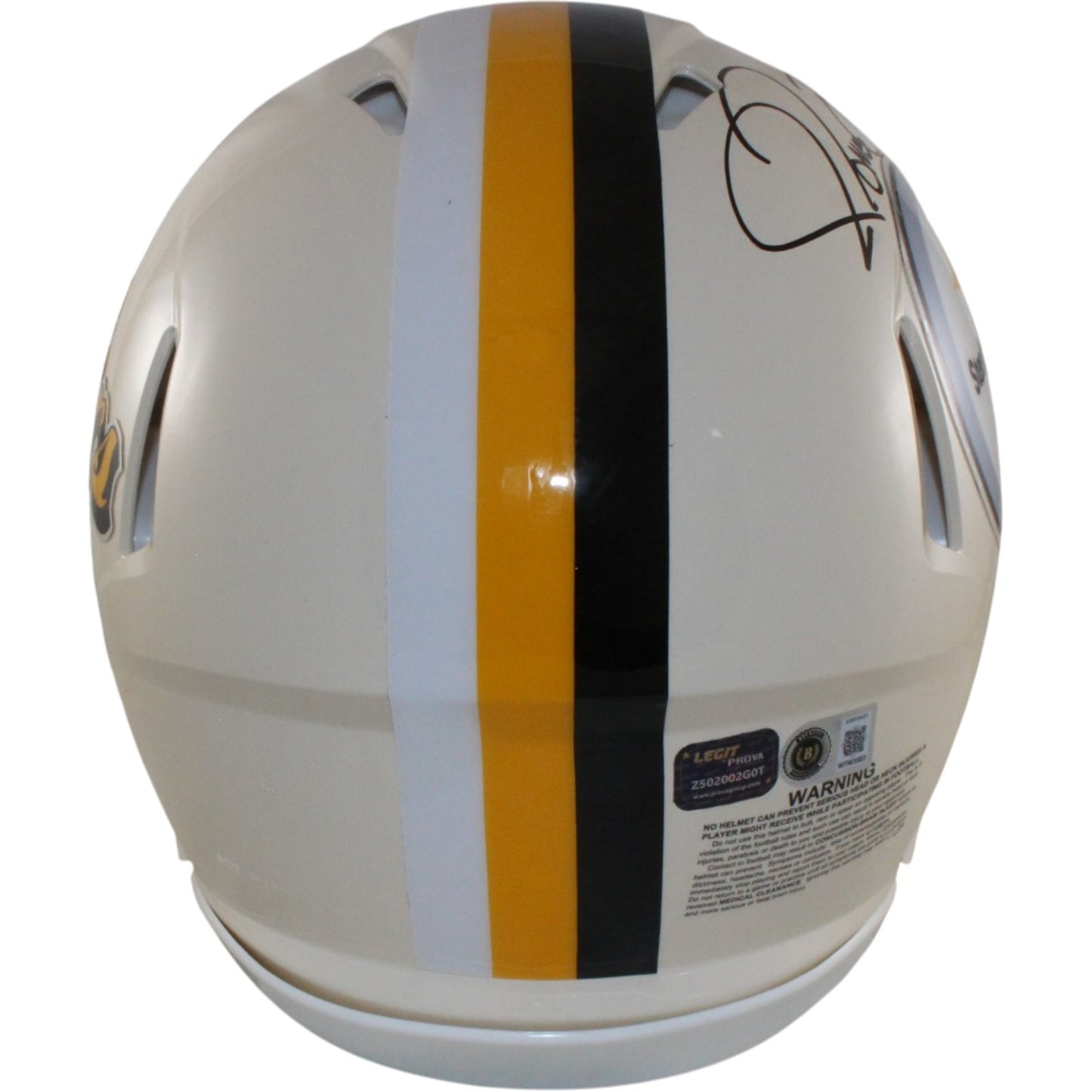 Jerome Bettis Signed Pittsburgh Steelers Authentic Retro Full Size Helmet