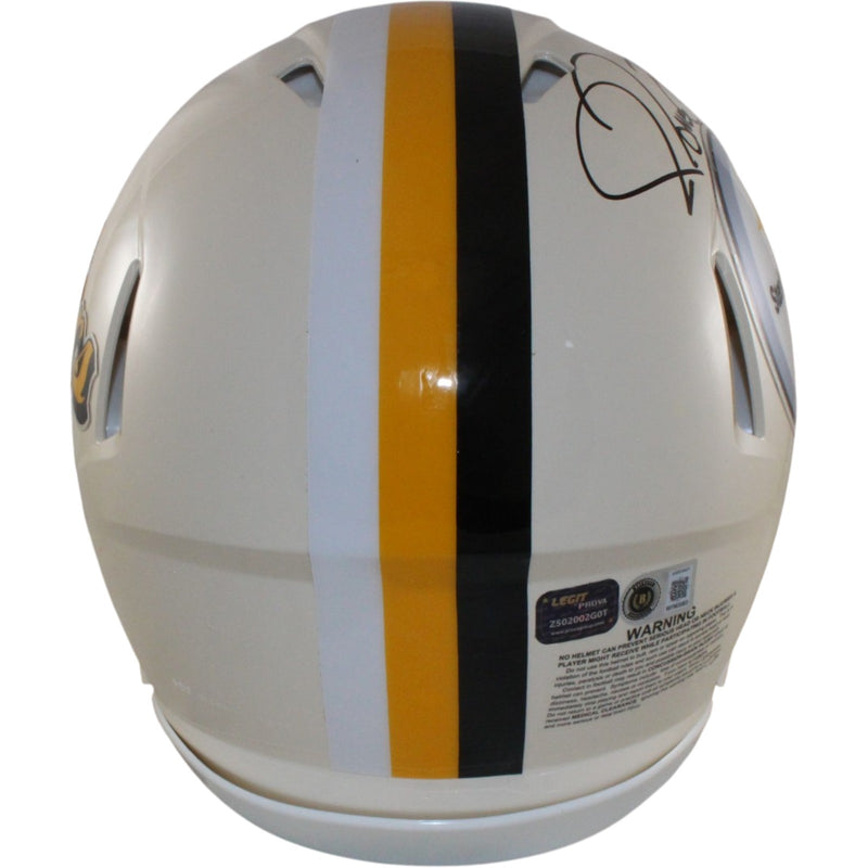 Jerome Bettis Signed Pittsburgh Steelers Authentic Retro Full Size Helmet
