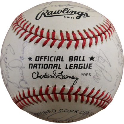 Cincinnati Reds 1984 Team Signed Baseball (27 Sigs) - Perez, Parker
