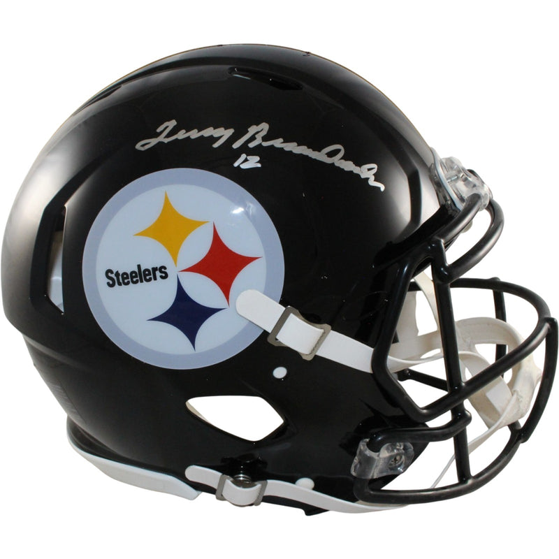 Terry Bradshaw Autographed Pittsburgh Steelers Authentic Helmet