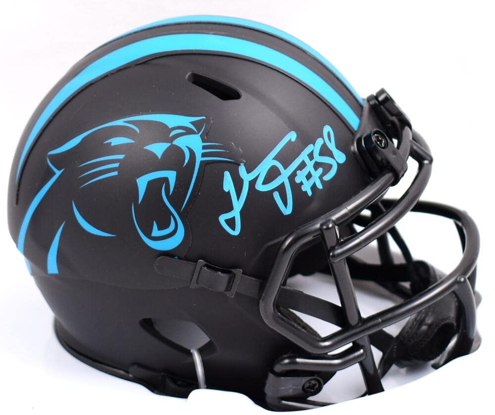 Thomas Davis Signed Carolina Panthers Eclipse Speed Mini Helmet