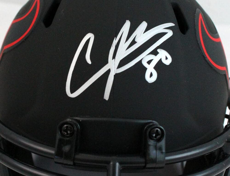 Andre Johnson Signed Houston Texans Eclipse Speed Mini Helmet