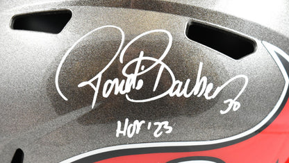 Ronde Barber Autographed Tampa Bay Buccaneers Full Size Speed Helmet