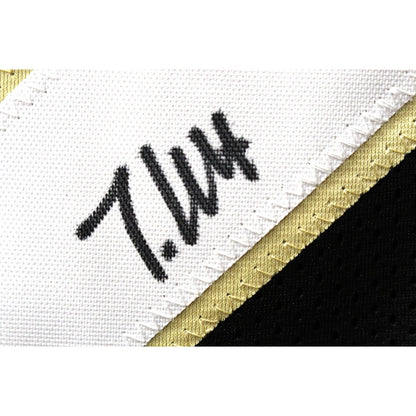 Travis Hunter Autographed College Style Black Custom Jersey (Beckett COA)