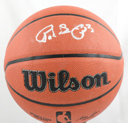 Patrick Ewing Autographed Wilson Authentic Series NBA Basketball