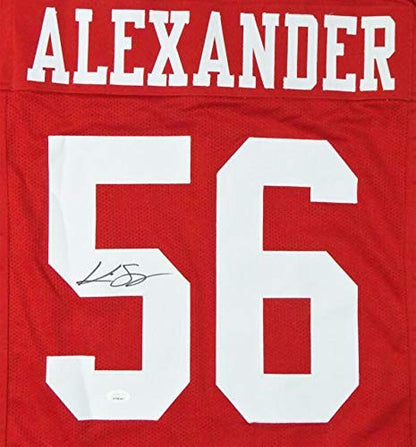 Kwon Alexander Autographed Red Custom Jersey