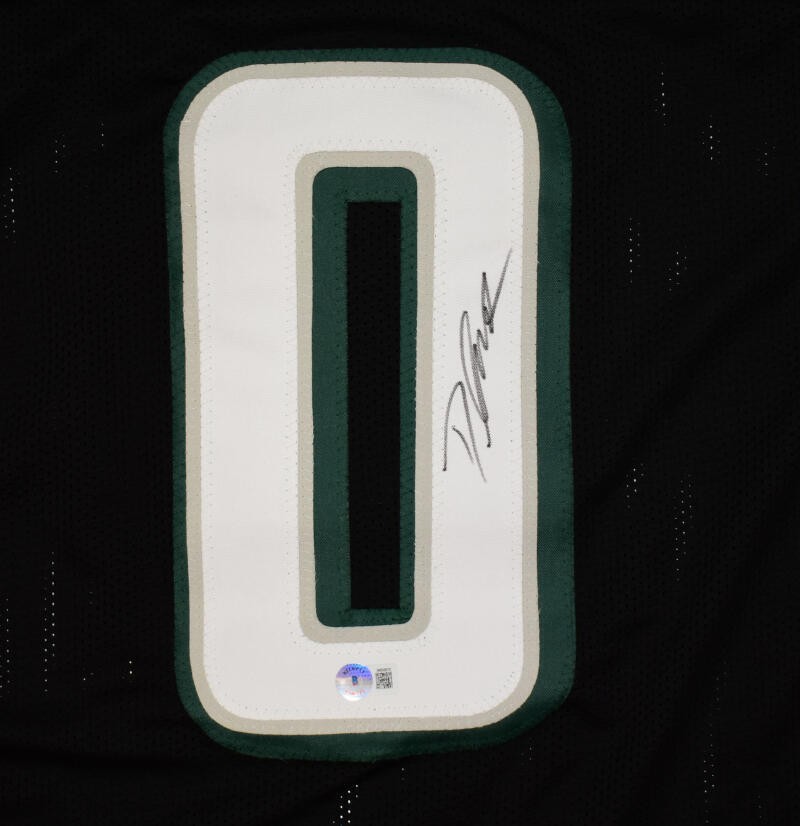 D'Andre Swift Autographed Black Custom Jersey