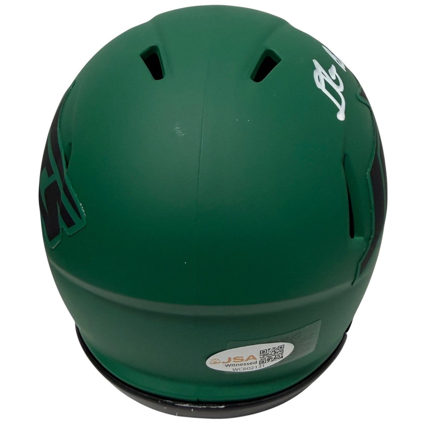 D'Angelo Ponds Signed New York Jets Rave Mini Helmet