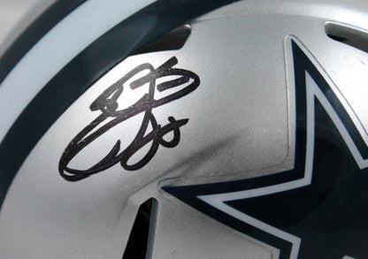 Emmitt Smith Signed Dallas Cowboys Black Speed Mini Helmet