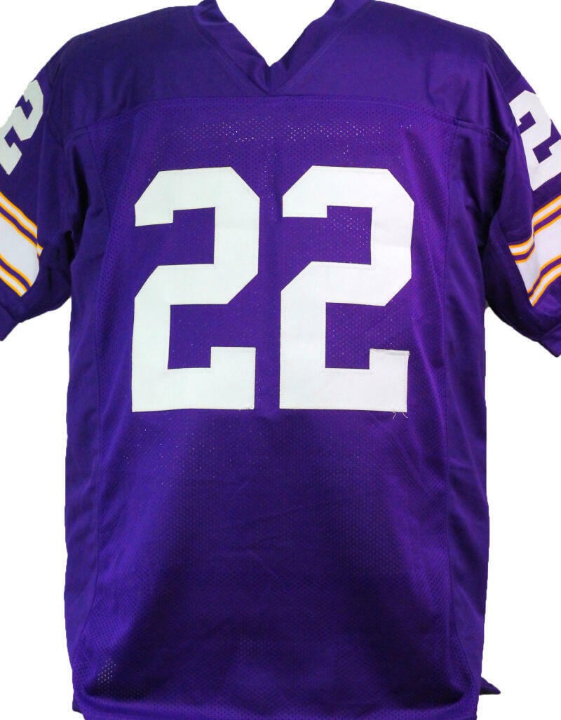 Paul Krause Signed Minnesota Vikings Custom Purple Jersey (HOF Inscription)