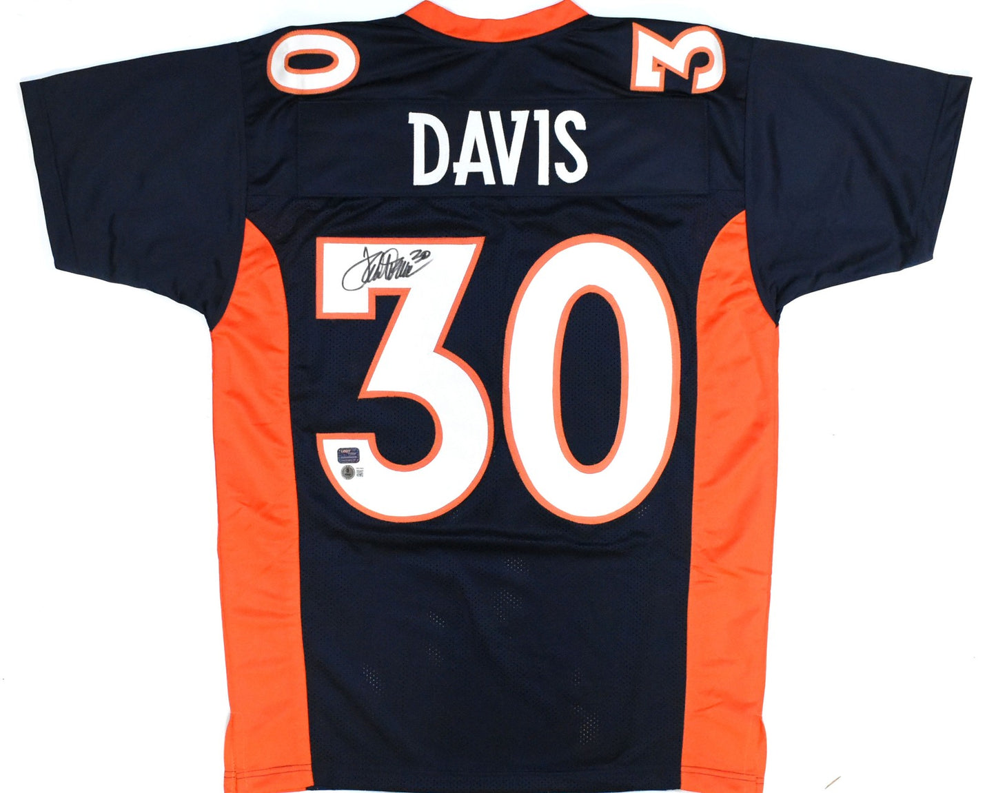 Terrell Davis Signed Denver Broncos Custom Black Jersey