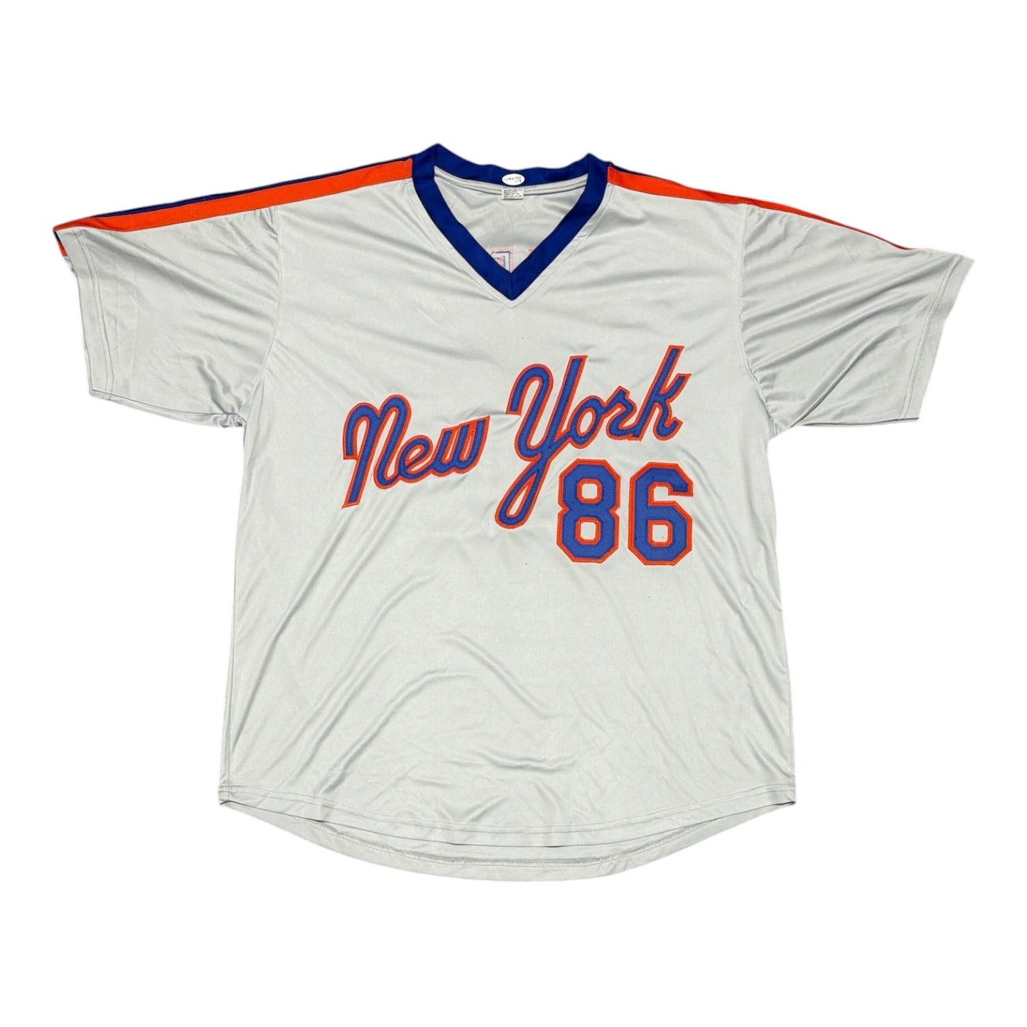 1986 New York Mets Team Signed Multi-Autograph Custom Jersey (23 Signatures)