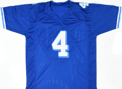 James Van Der Beek Signed West Canaan Coyotes Jonathan Moxon Jersey