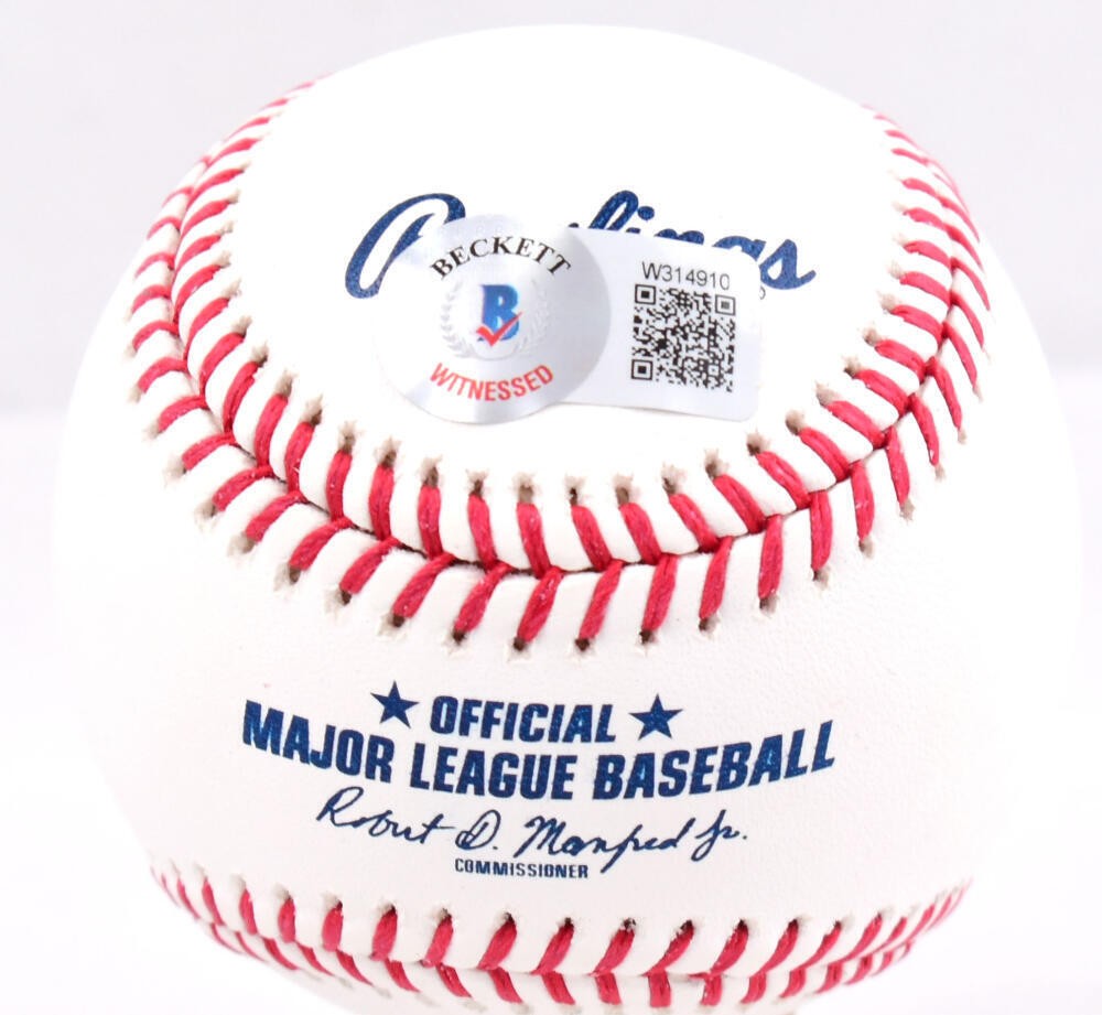 Joe Girardi Signed Rawlings Official Major League Baseball 09 WS Champs