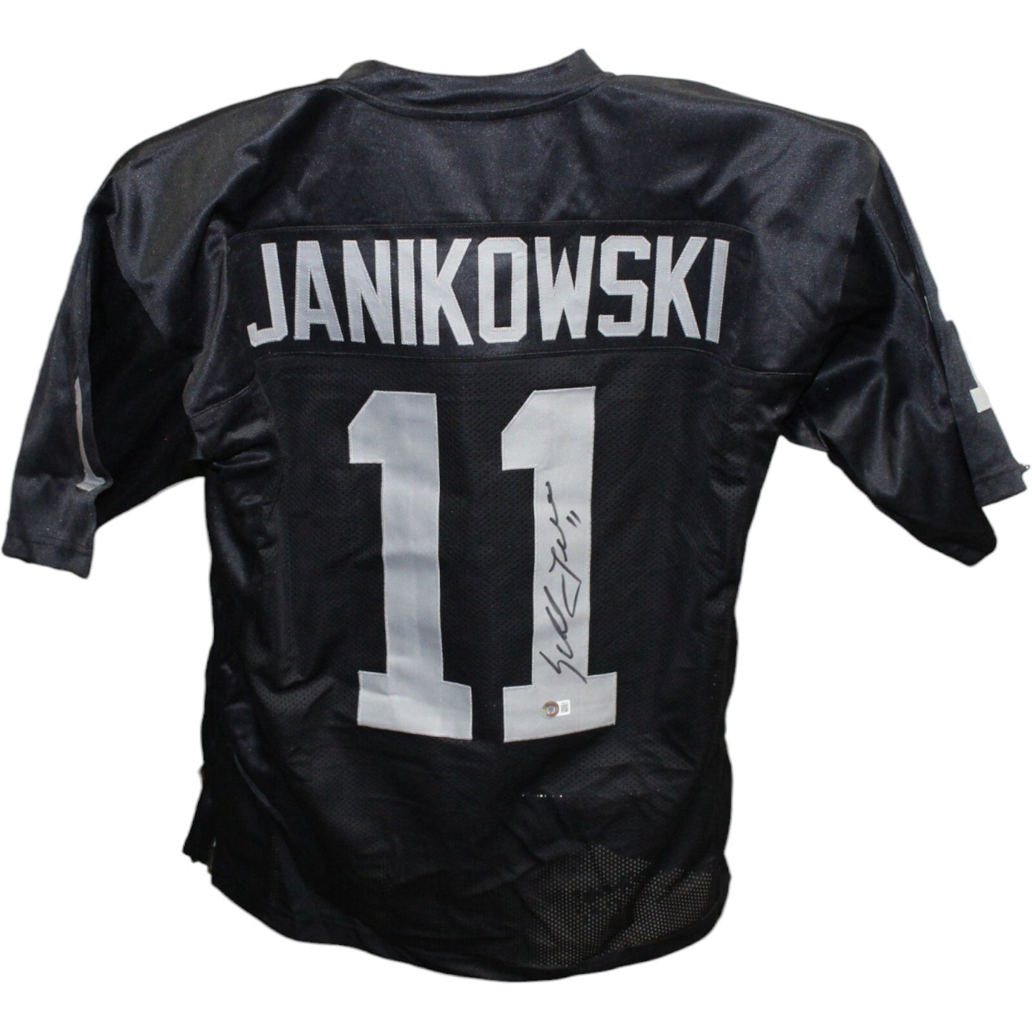 Sebastian Janikowski Autographed Raiders Pro Style Jersey