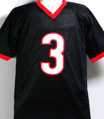 Roquan Smith Autographed Black Custom Football Jersey