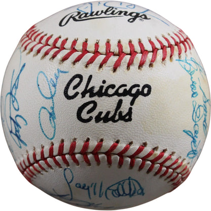 Ryne Sandberg & Dennis Eckersley 1986 Chicago Cubs Team Signed Baseball