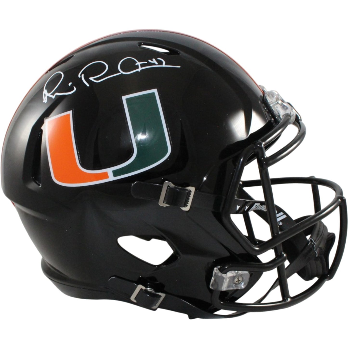 Michael Irvin Signed Miami Hurricanes Full Size Alternate Helmet