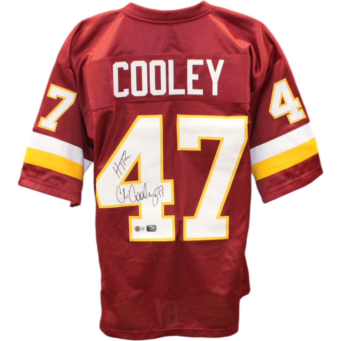 Chris Cooley Signed HTTR Inscribed Pro Style Jersey Beckett