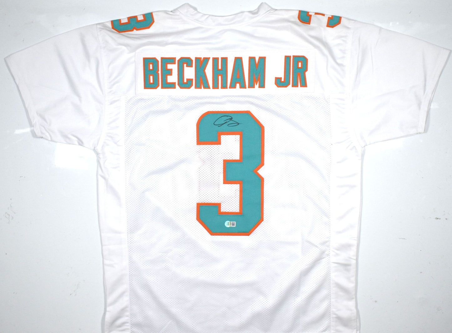 Odell Beckham Jr. Autographed White Custom Jersey