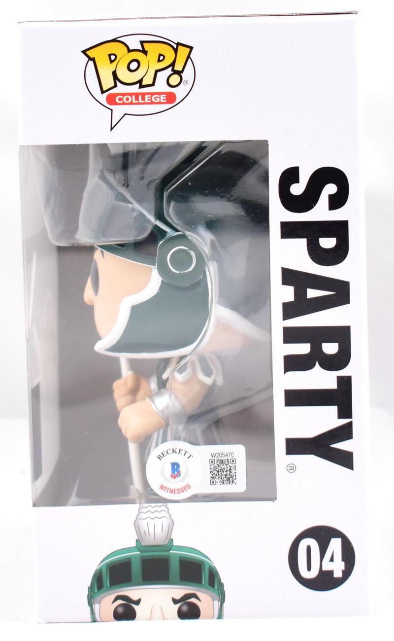 Magic Johnson Signed Michigan State Sparty Funko Pop #04