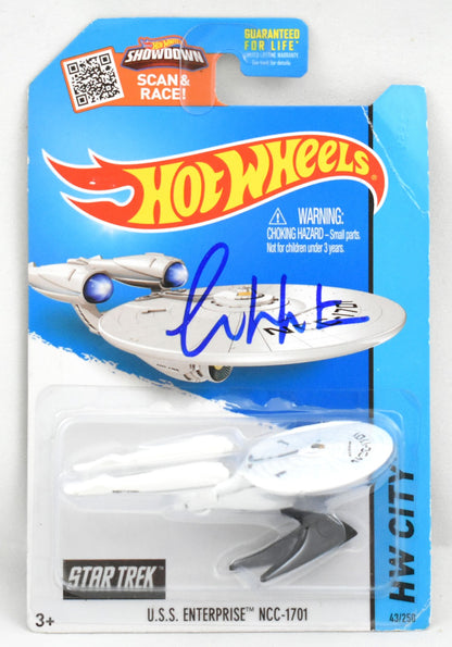 William Shatner Signed Star Trek USS Enterprise Hot Wheels Figurine