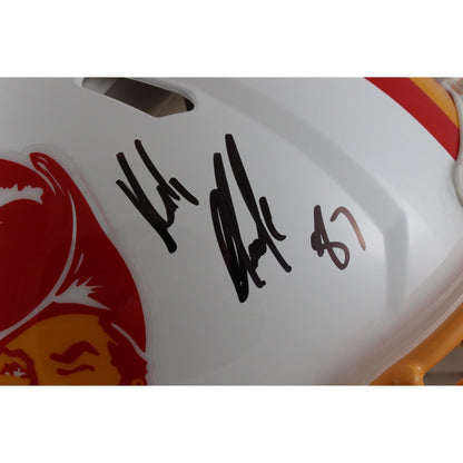 Rob Gronkowski Autographed Tampa Bay Buccaneers Throwback Authentic Helmet