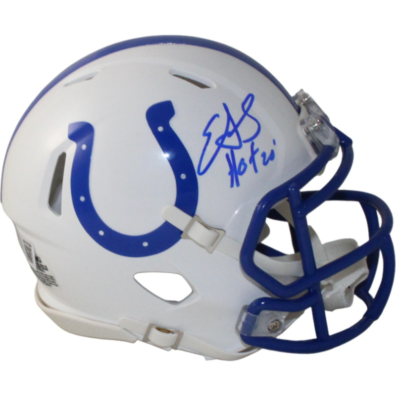 Edgerrin James Indianapolis Colts Autographed Throwback Mini Helmet (HOF)