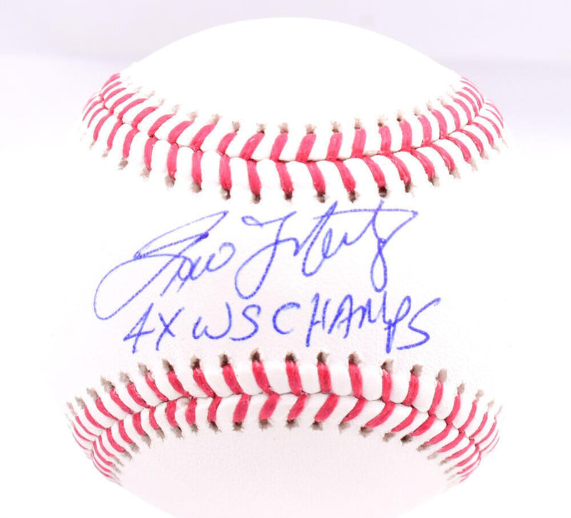Tino Martinez Autographed Rawlings Official MLB Baseball "4x WS Champs"
