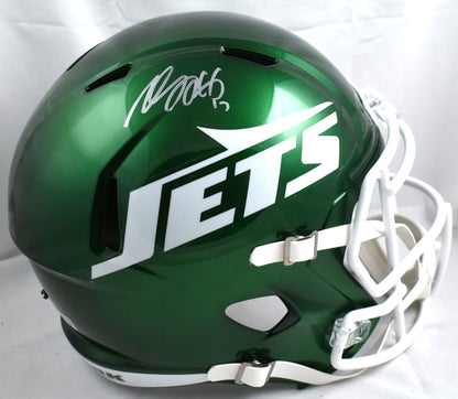 Davante Adams Autographed New York Jets Full Size Speed Helmet
