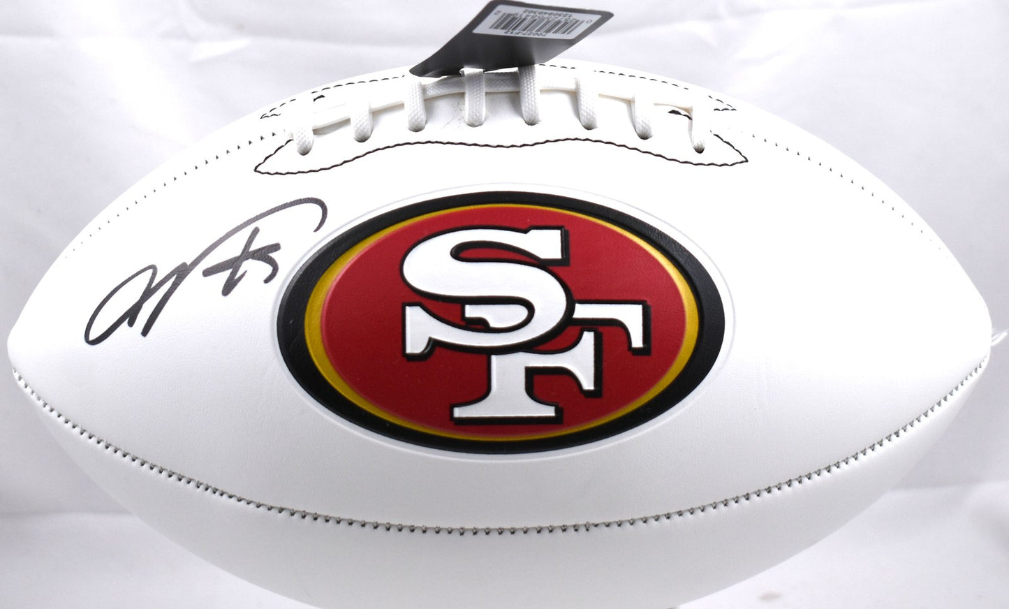 Vernon Davis Signed San Francisco 49ers Logo Football