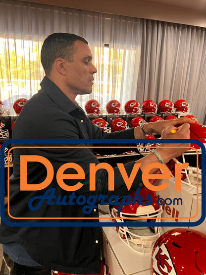 Tony Gonzalez Autographed Kansas City Chiefs Full Size SpeedFlex Helmet