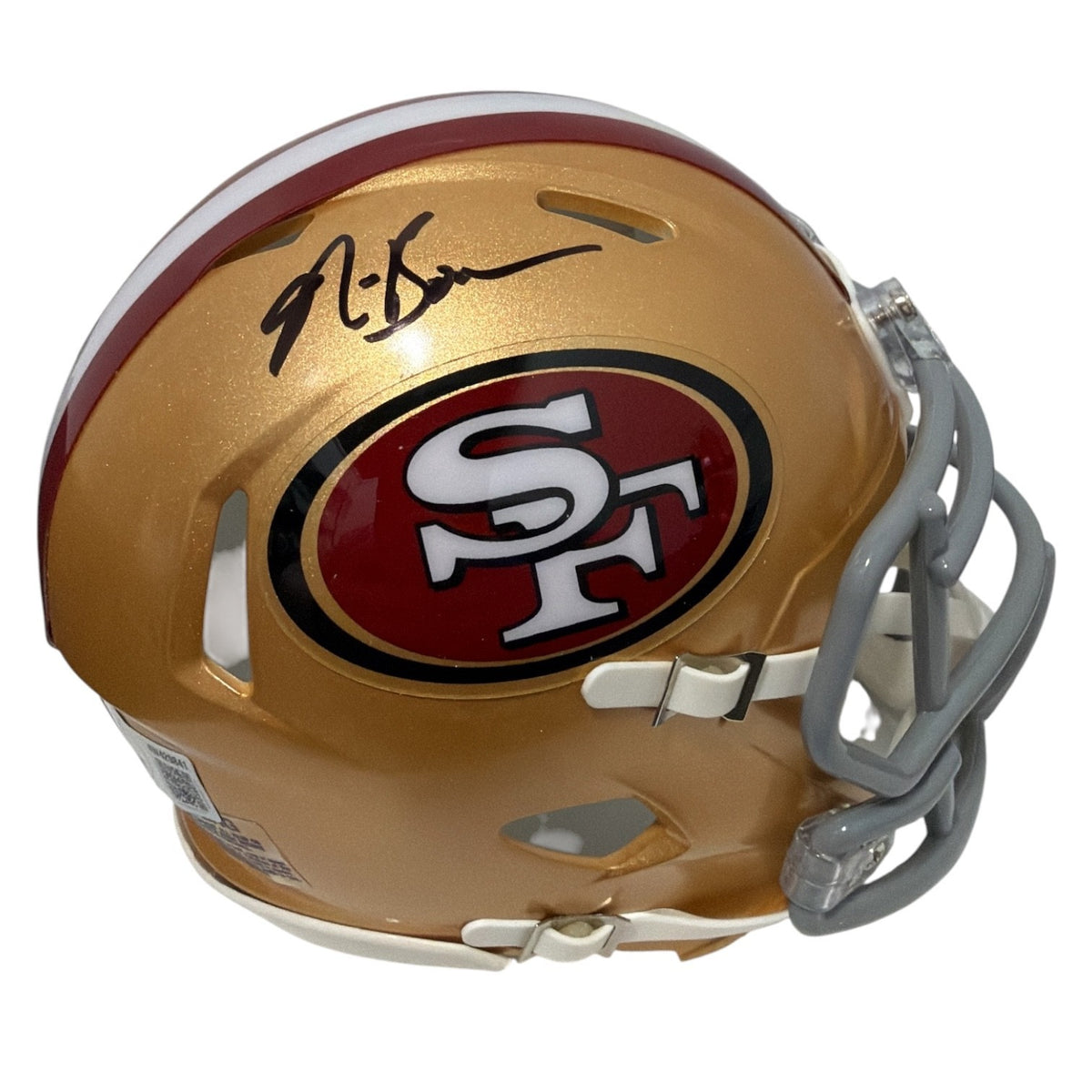 NaVorro Bowman Signed San Francisco 49ers Speed Mini Helmet