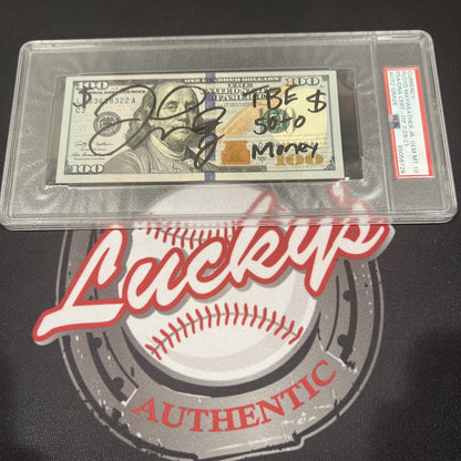 Floyd Mayweather Jr Signed $100 Bill with 4 Inscriptions PSA 10 Auto