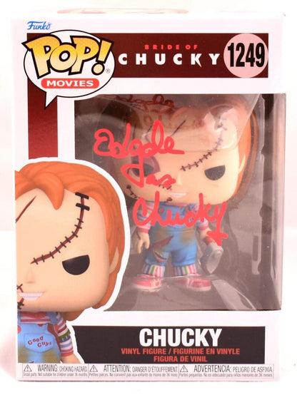 Ed Gale Signed Chucky Funko Pop Figurine #1249