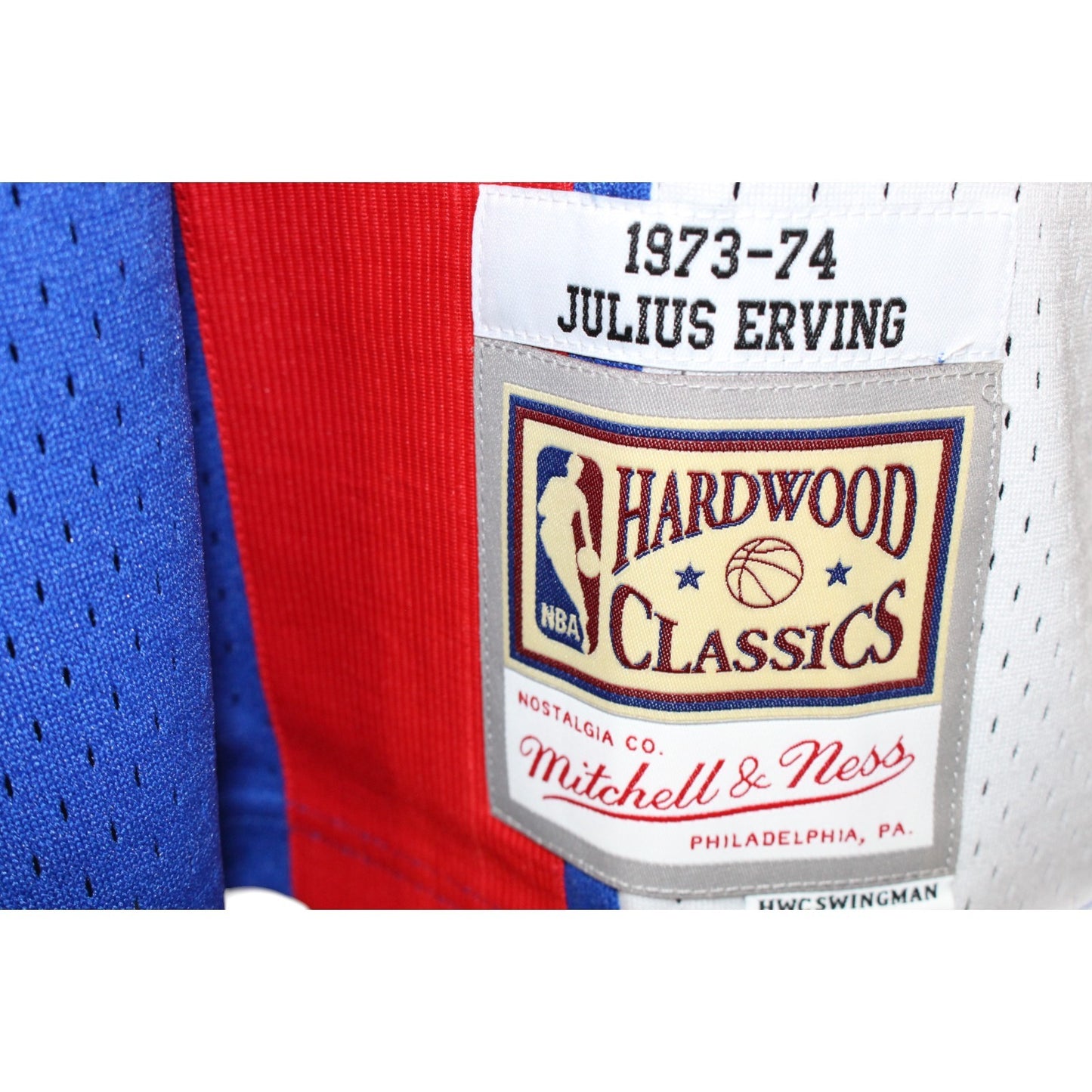 Julius Erving Signed New Jersey Nets Mitchell & Ness Jersey