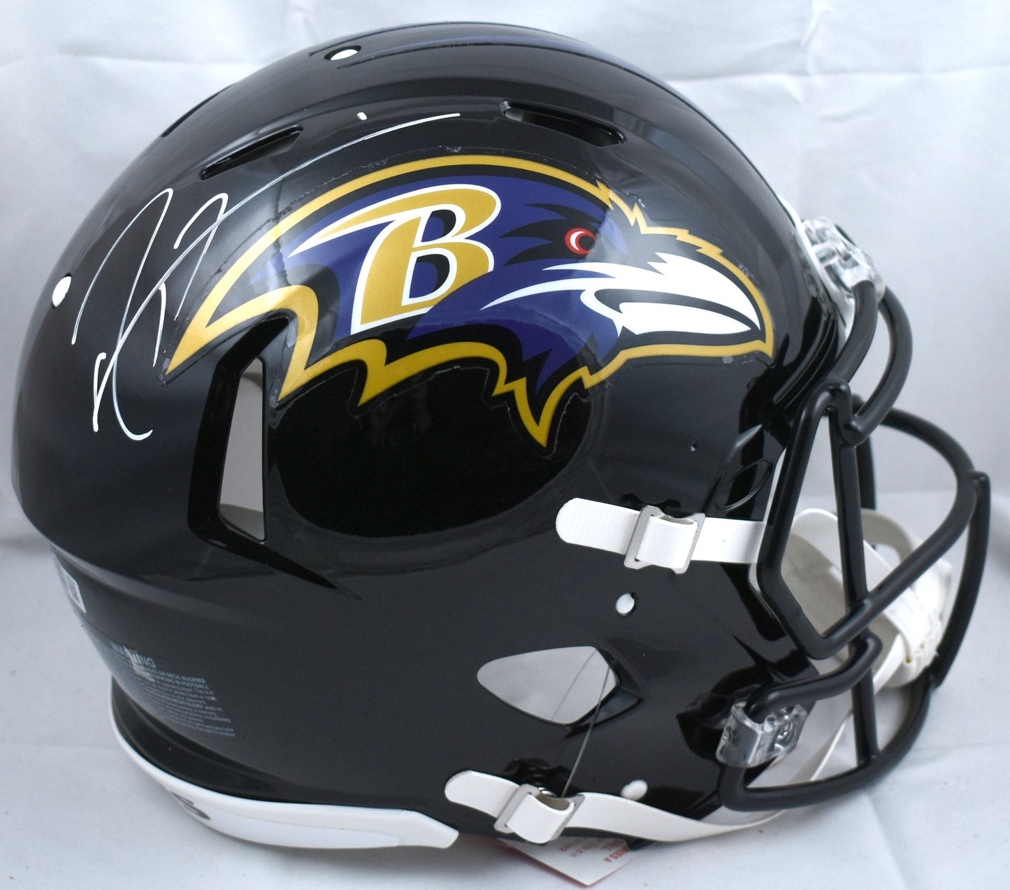 Ray Lewis Autographed Baltimore Ravens Full Size Authentic Helmet