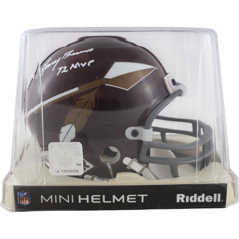 Larry Brown Signed Washington Redskins Throwback VSR4 Mini Helmet