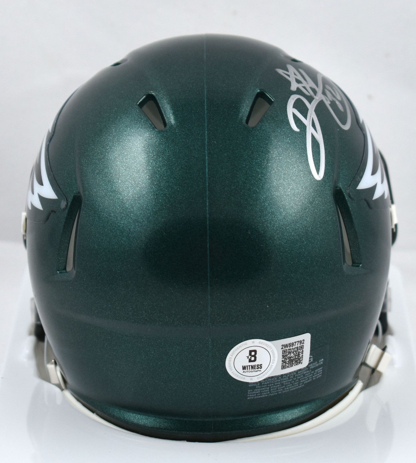 Ricky Watters Signed Philadelphia Eagles Speed Mini Helmet