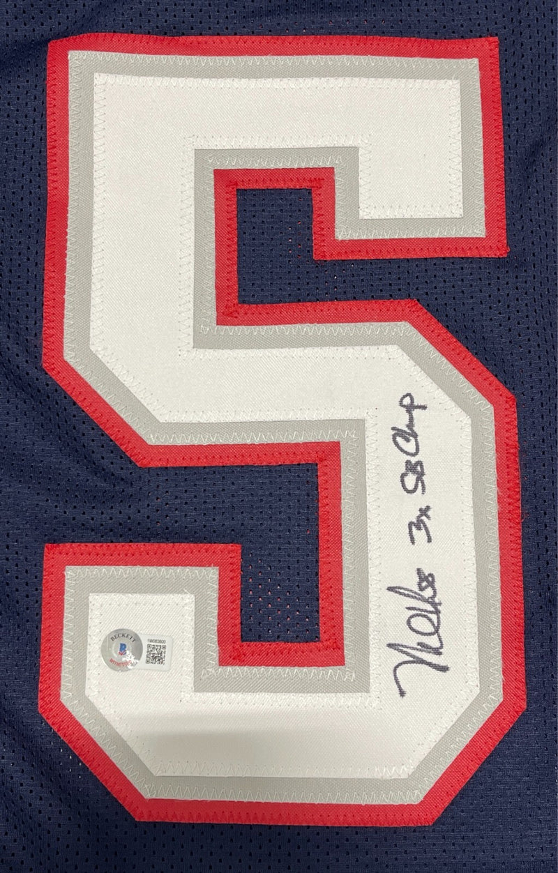 Matt Chatham New England Patriots Signed Custom Jersey (3x SB Champ)