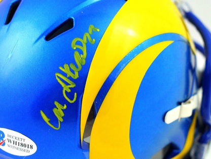 Cam Akers Signed Los Angeles Rams 2020 Speed Mini Helmet